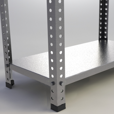 ESTANTE CO PIE DE PLASTICO